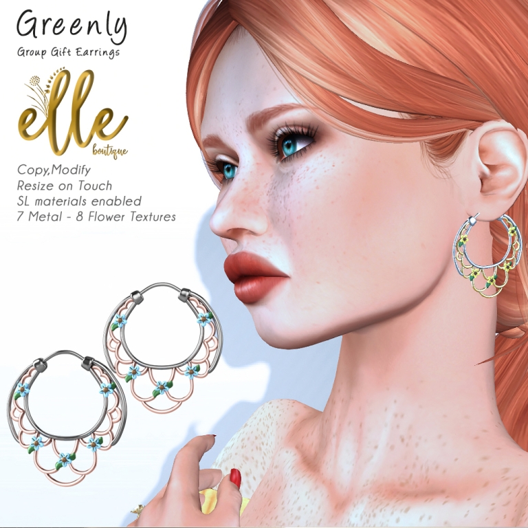 Elle Boutique - Greenly Earrings Full Version